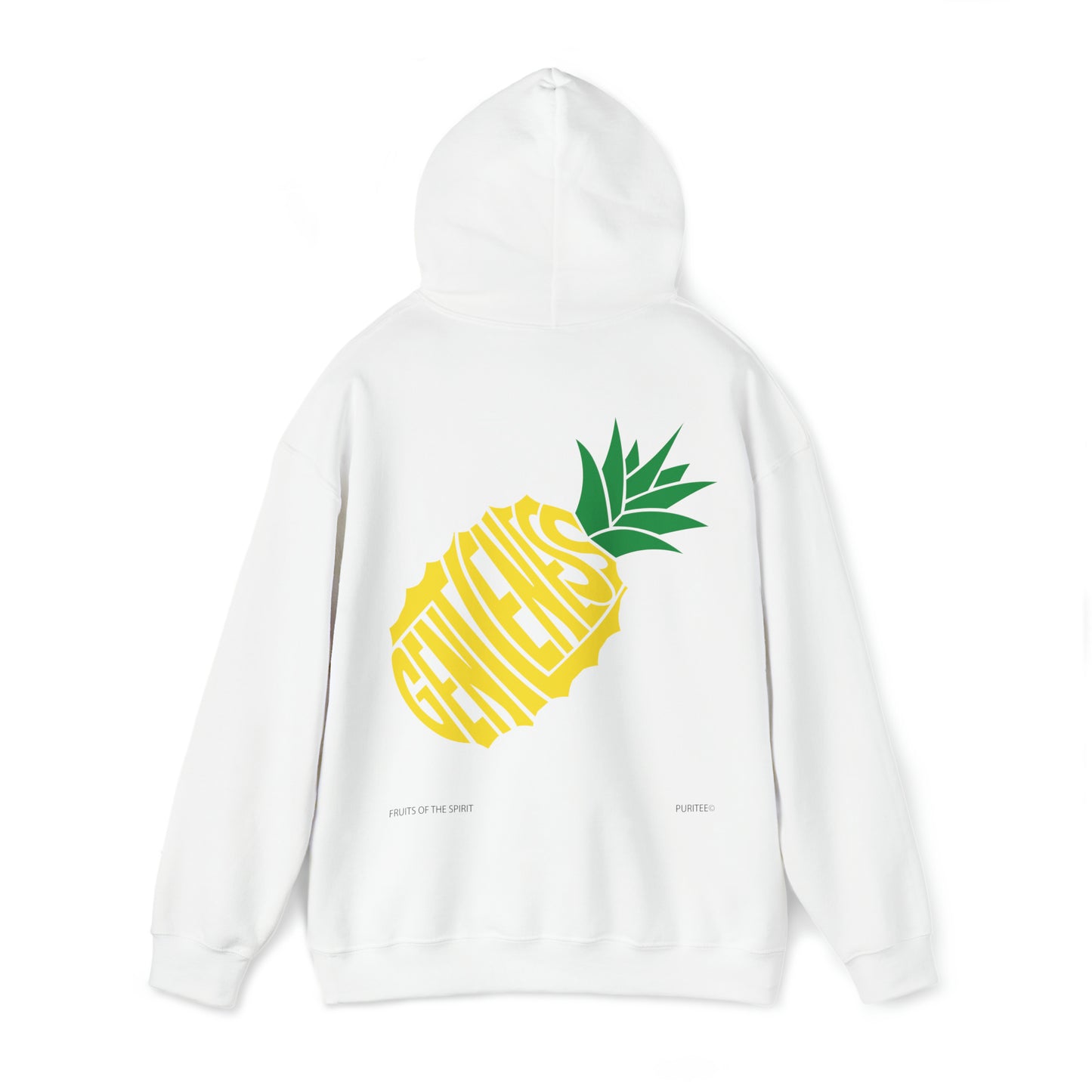 GENTLENESS Pineapple HOODIE White