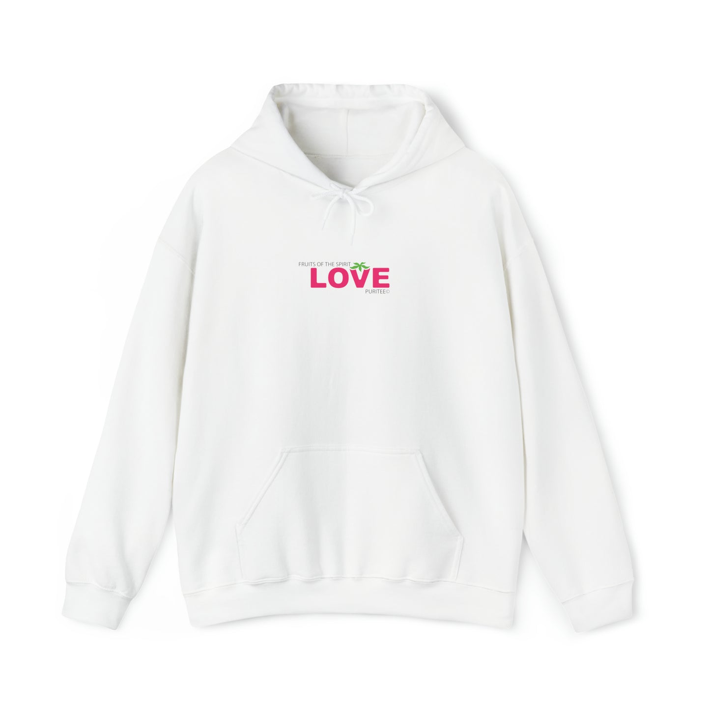 LOVE Strawberry HOODIE White