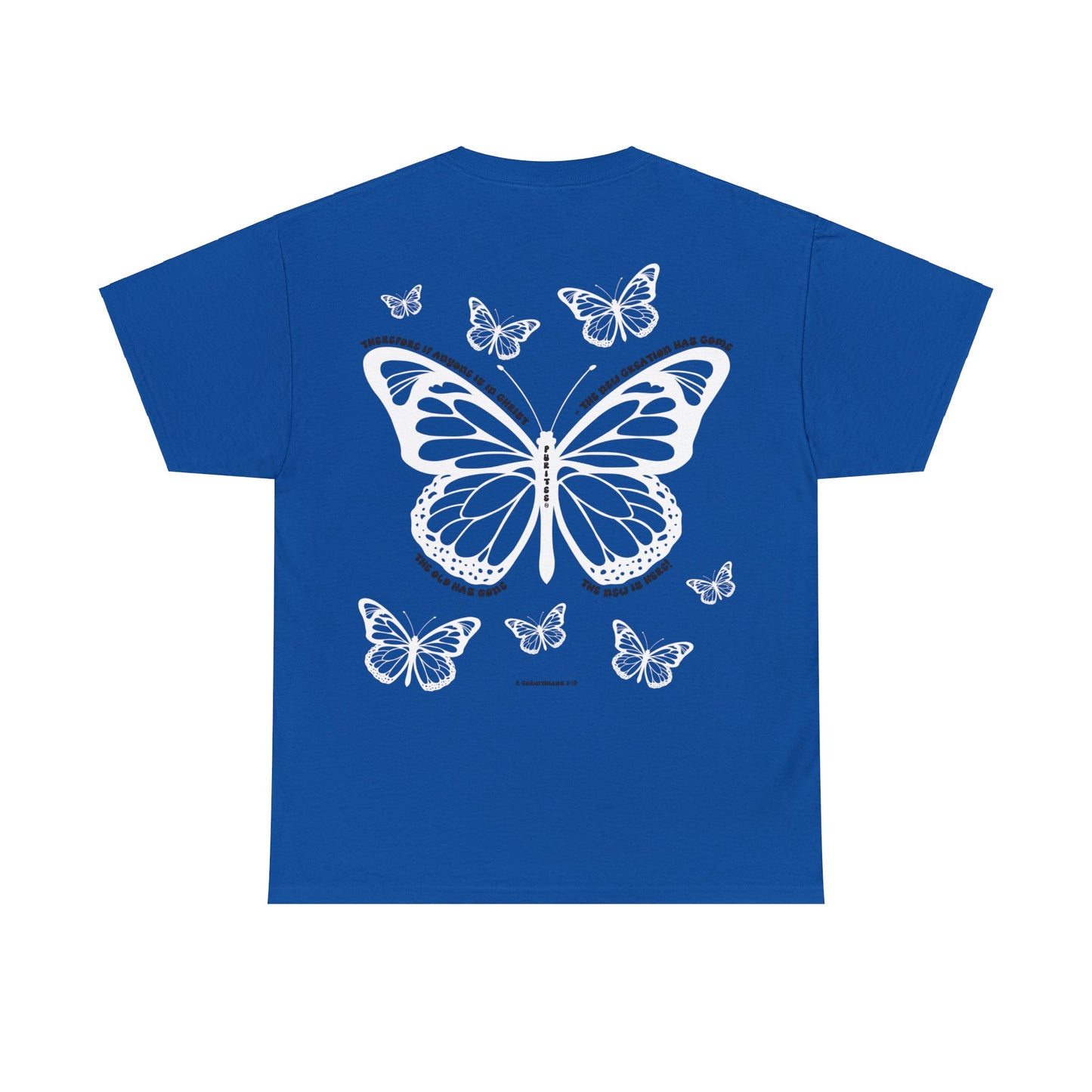 Butterfly 2 CORINTHIANS 5:17 TEE-shirt Darks