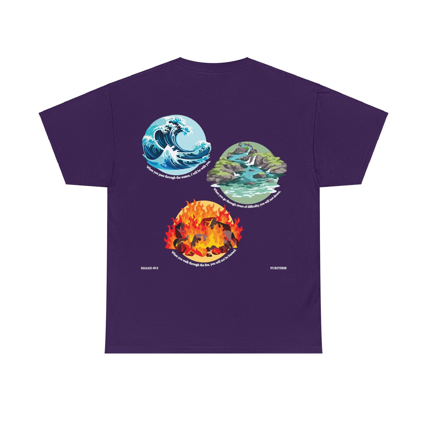 ISAIAH 43:2 TEE-shirt Darks