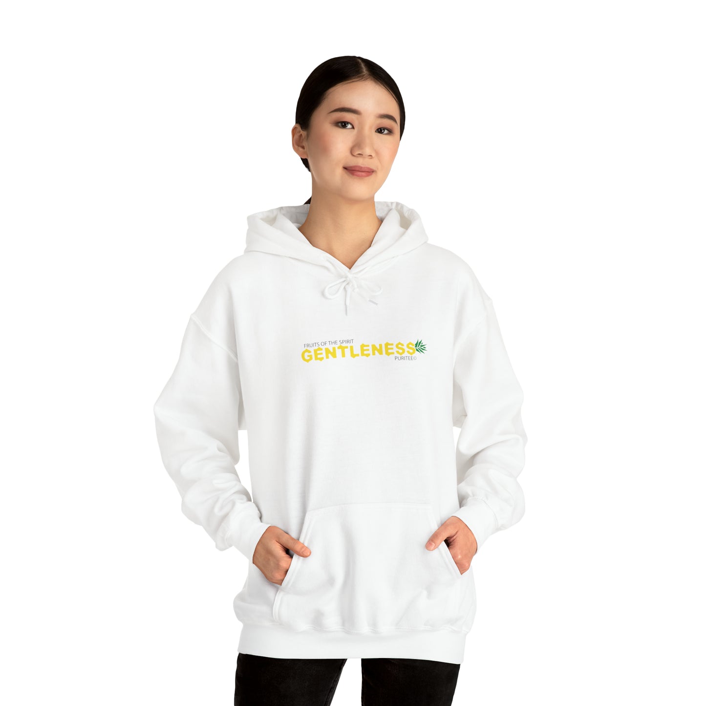 GENTLENESS Pineapple HOODIE White