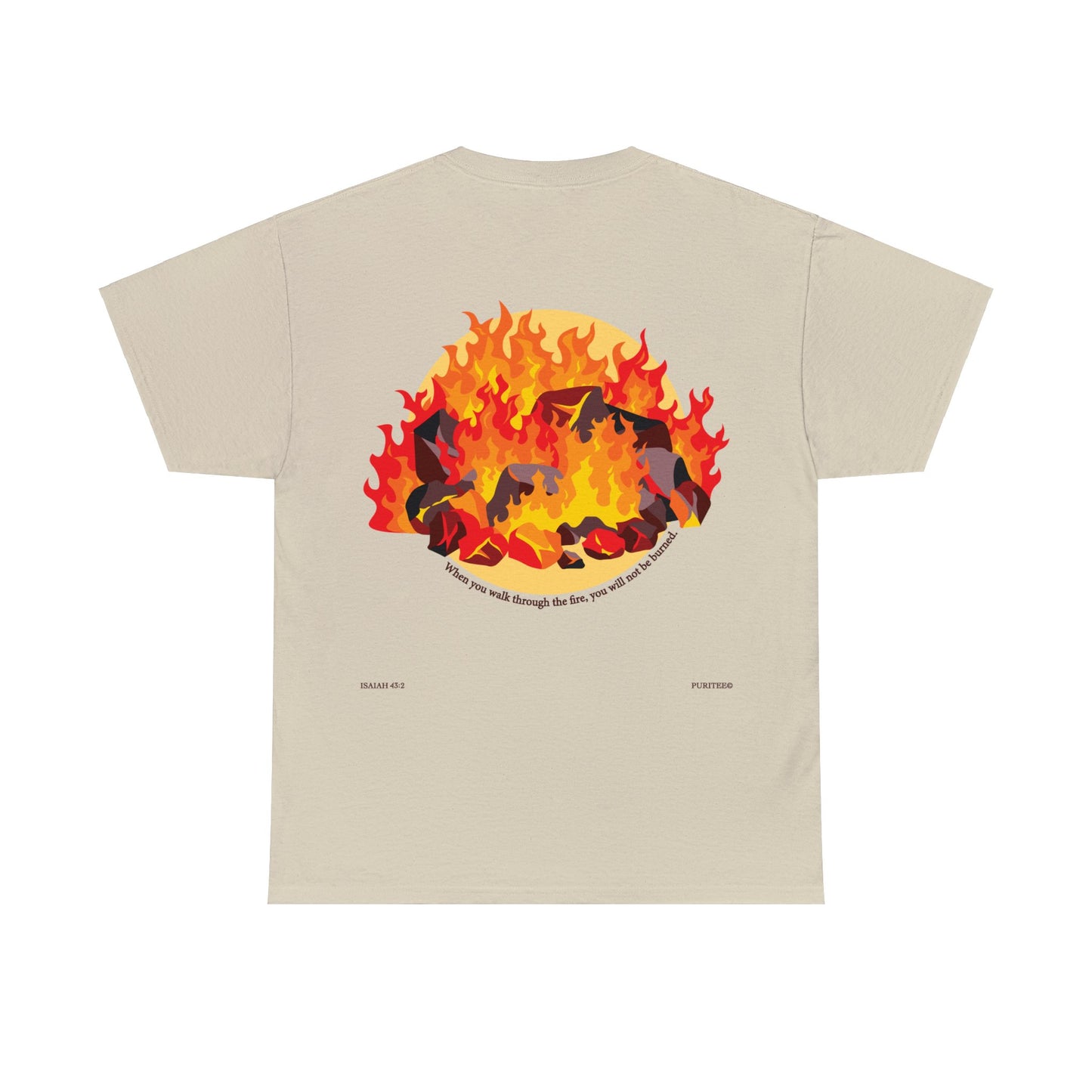 Fire ISAIAH 43:2 TEE-shirt Lights