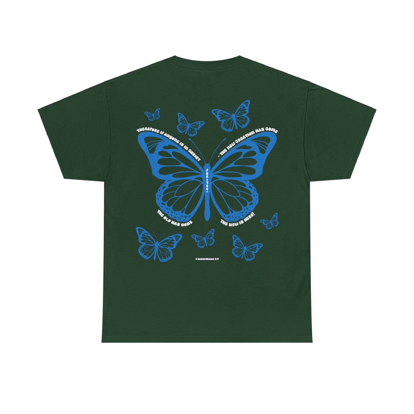 Butterfly 2 CORINTHIANS 5:17 TEE-shirt Darks
