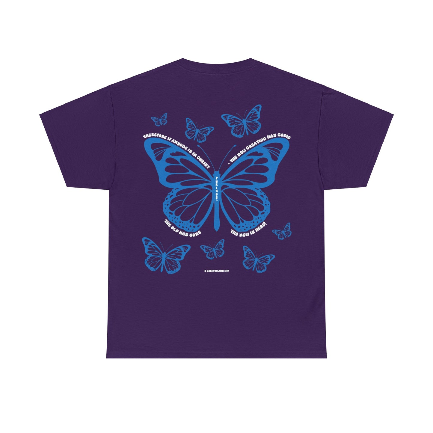 Butterfly 2 CORINTHIANS 5:17 TEE-shirt Darks