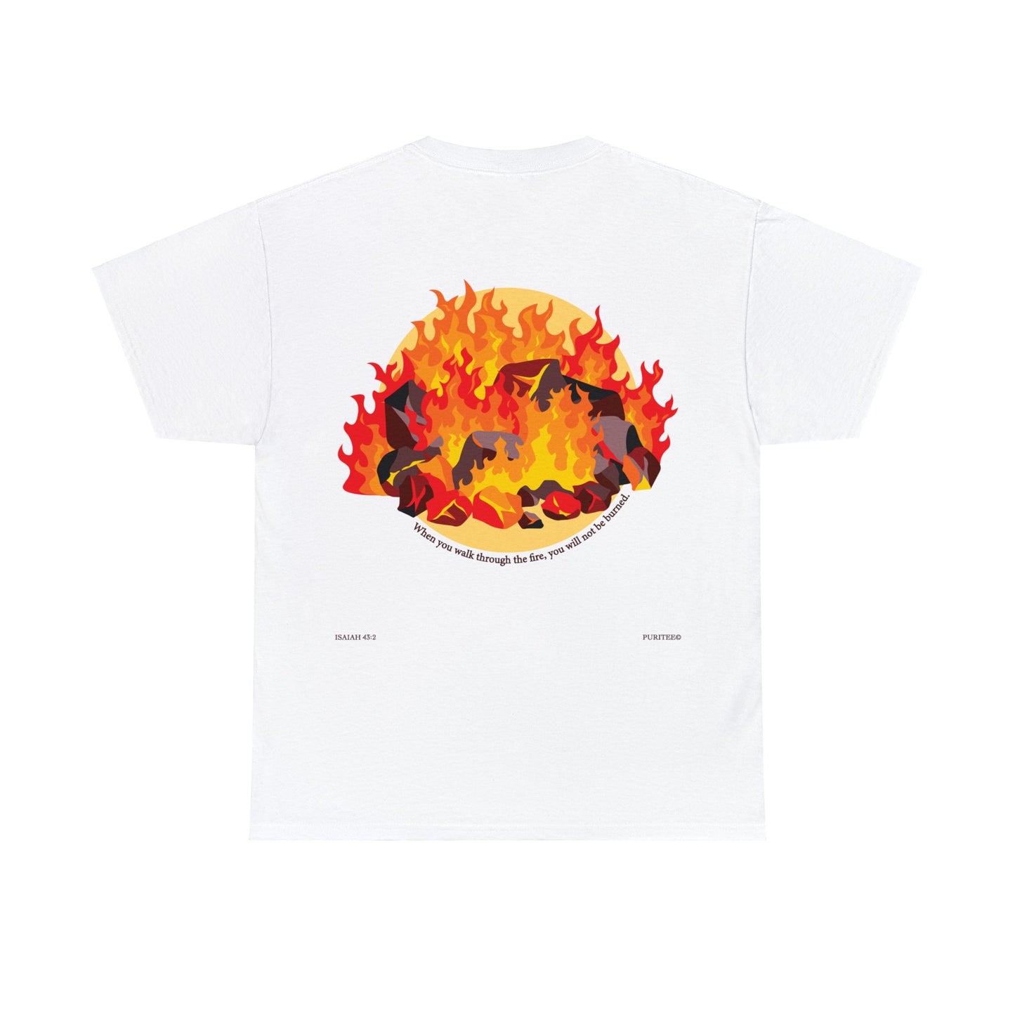 Fire ISAIAH 43:2 TEE-shirt Lights