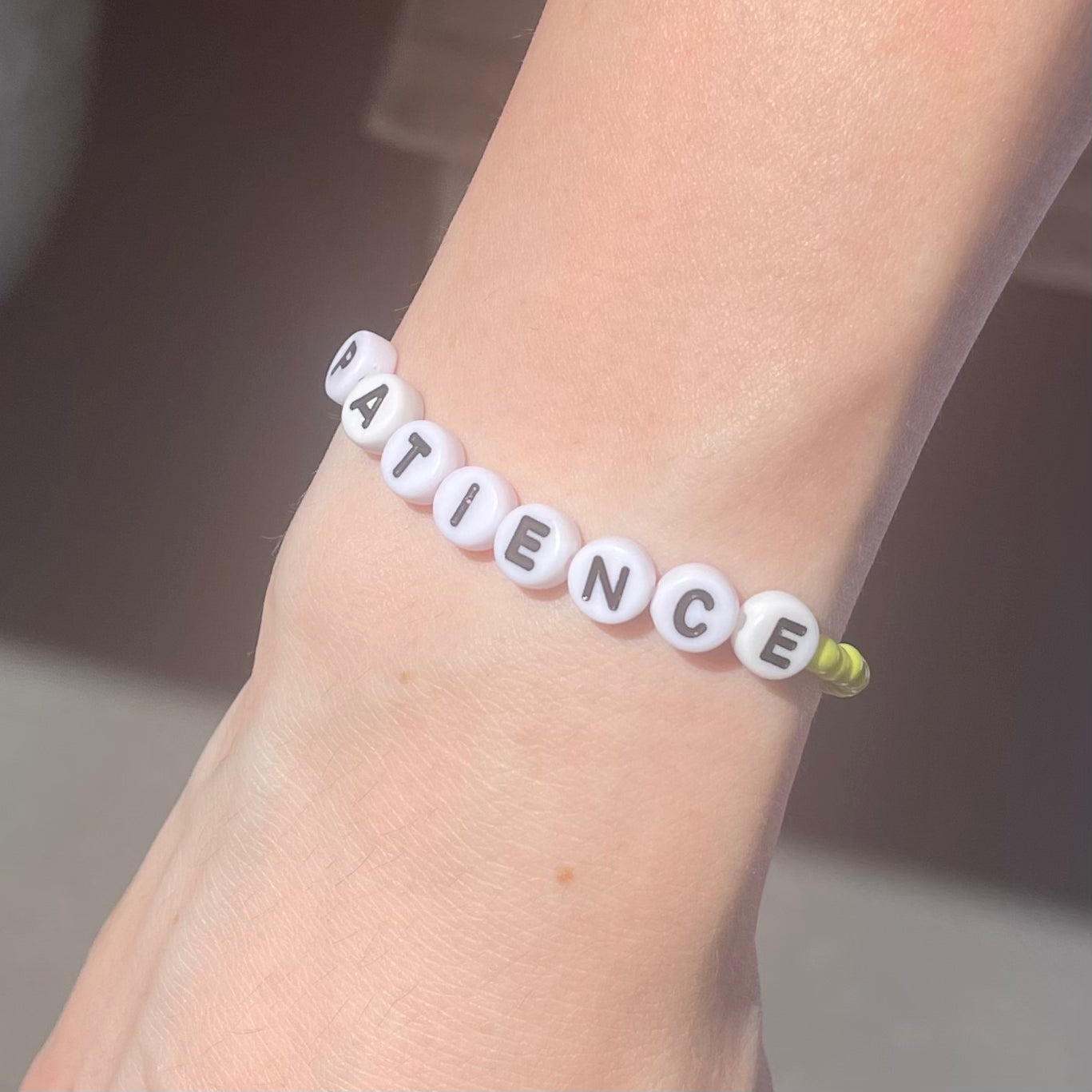 PATIENCE Pear Beaded Bracelet