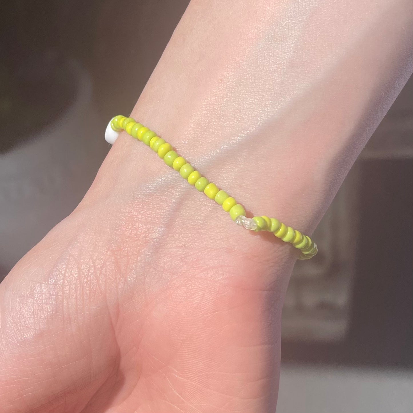 PATIENCE Pear Beaded Bracelet