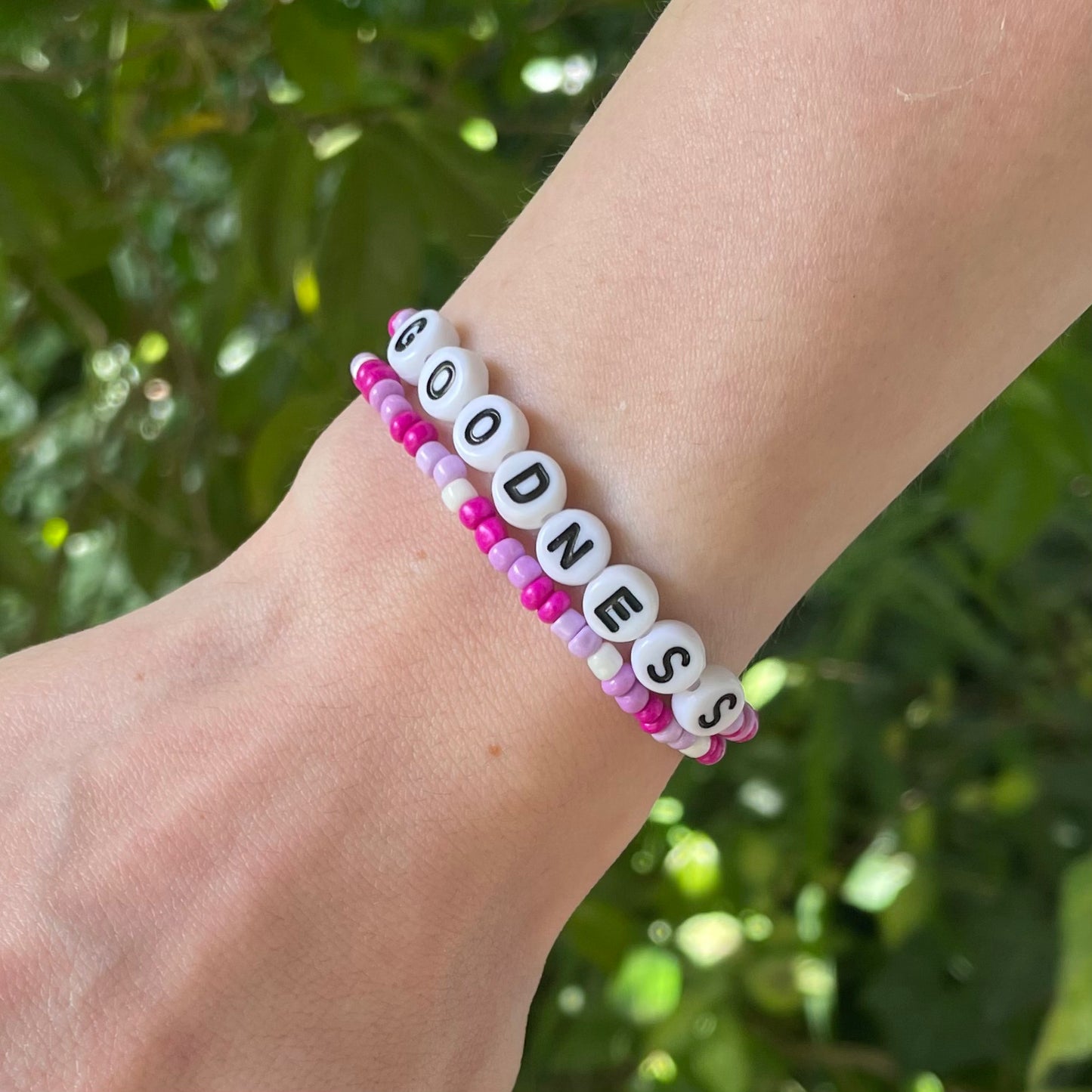 GOODNESS Grapes Beaded Bracelet PACK