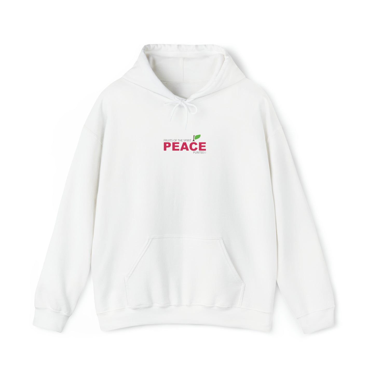 PEACE Apple HOODIE White