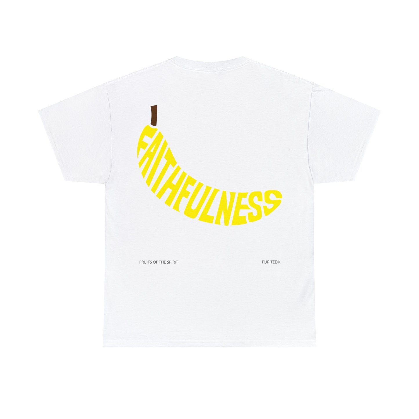 FAITHFULNESS Banana TEE-shirt White