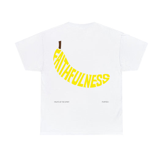 FAITHFULNESS Banana TEE-shirt White