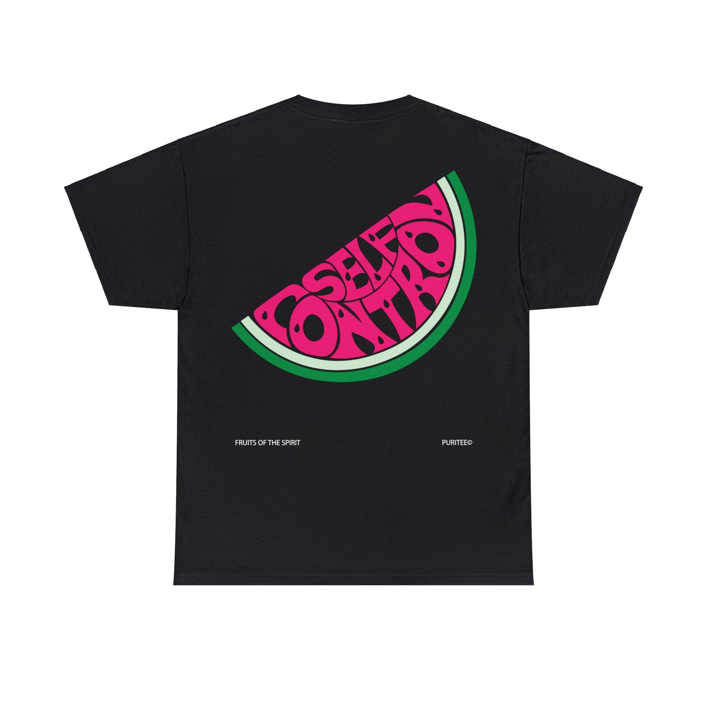 SELF CONTROL Watermelon TEE-shirt Black