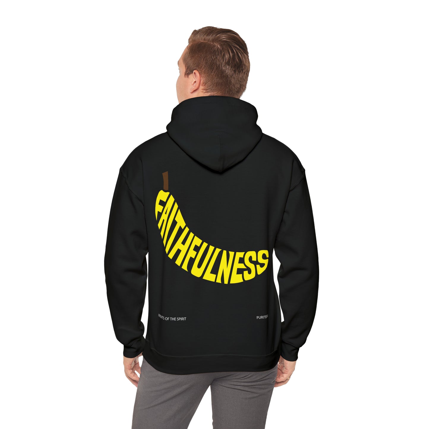 FAITHFULNESS Banana HOODIE Black