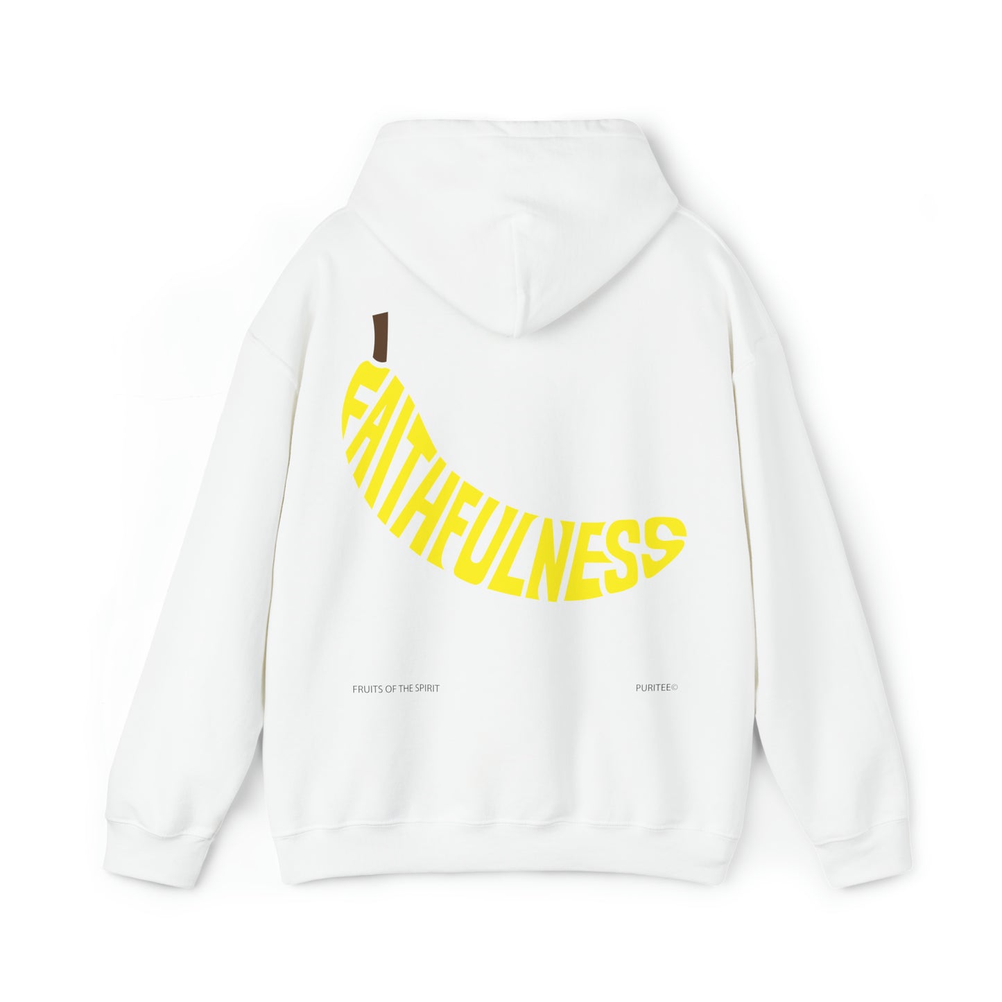 FAITHFULNESS Banana HOODIE White