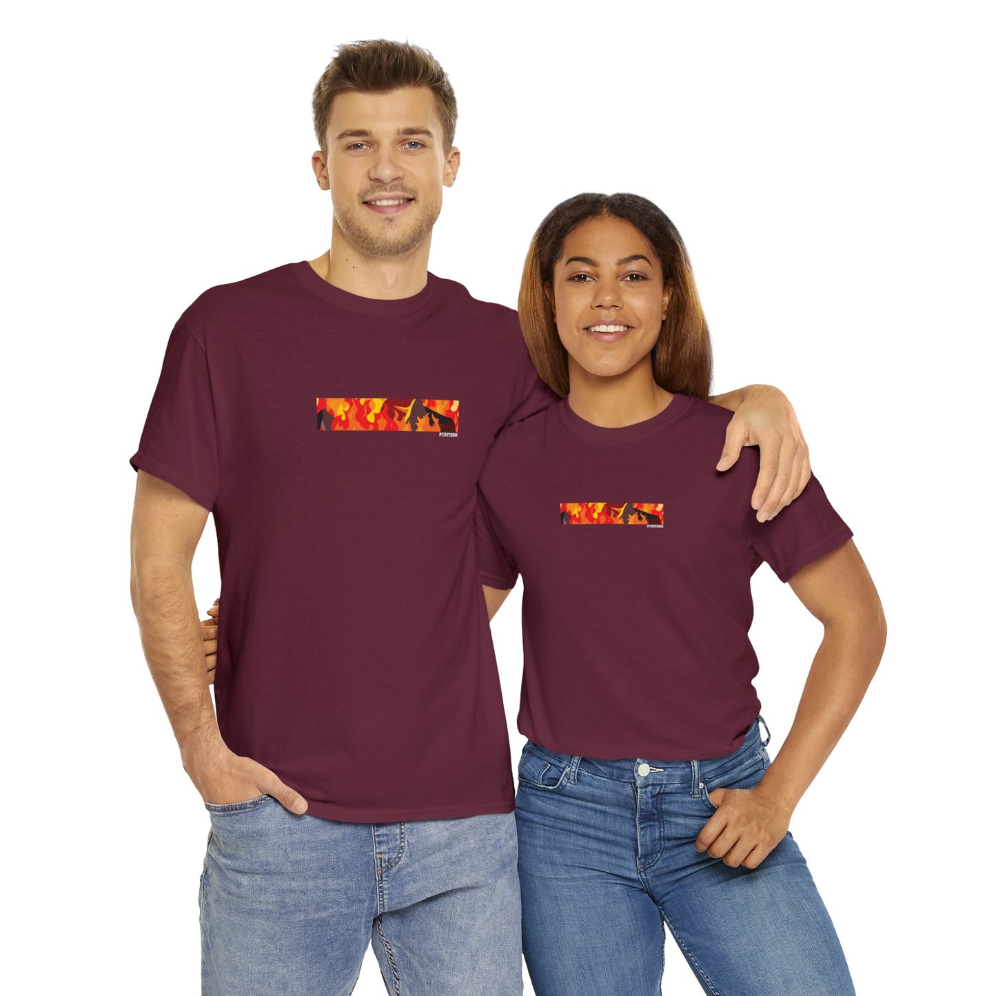 Fire ISAIAH 43:2 TEE-shirt Darks
