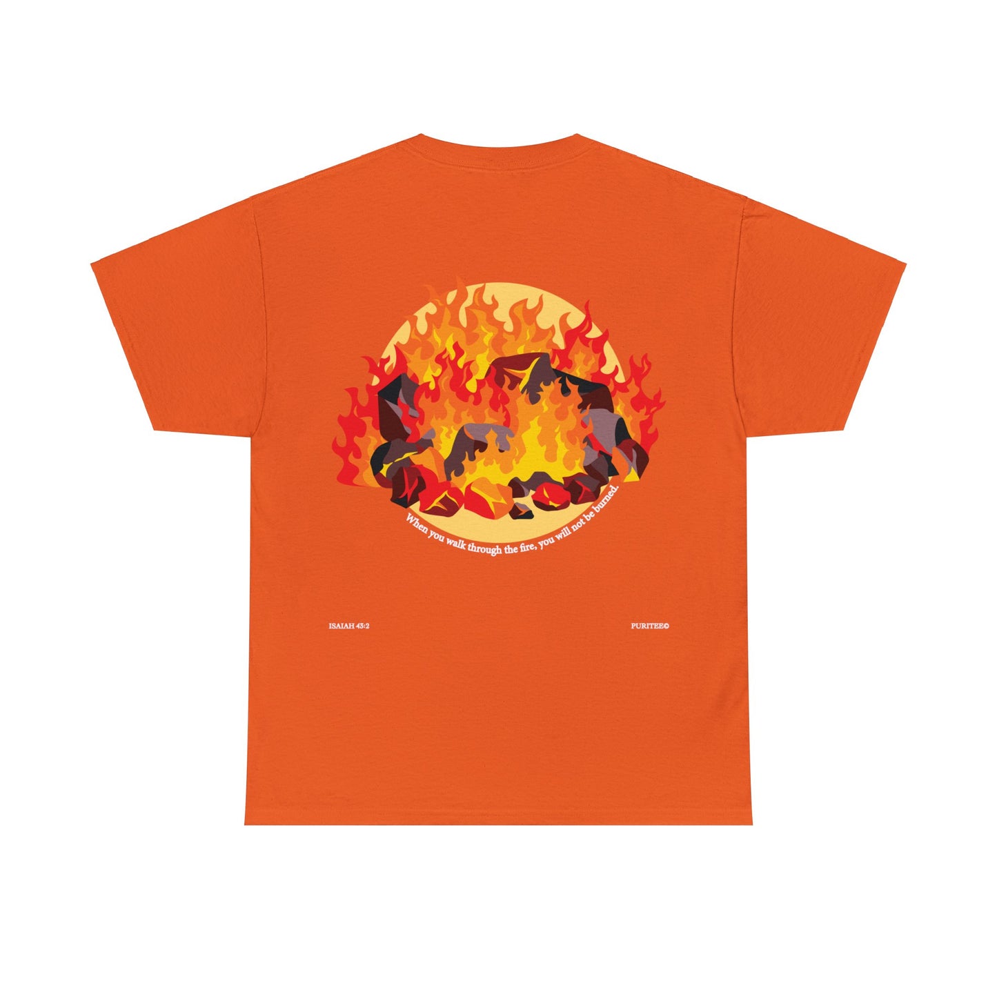 Fire ISAIAH 43:2 TEE-shirt Darks