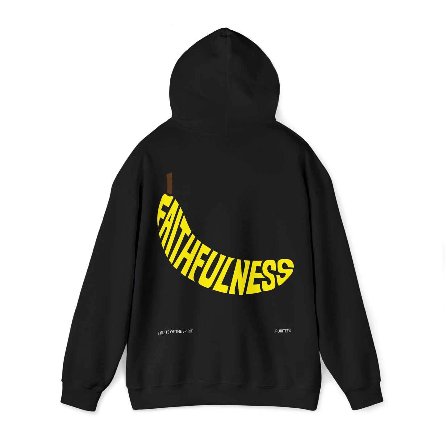 FAITHFULNESS Banana HOODIE Black