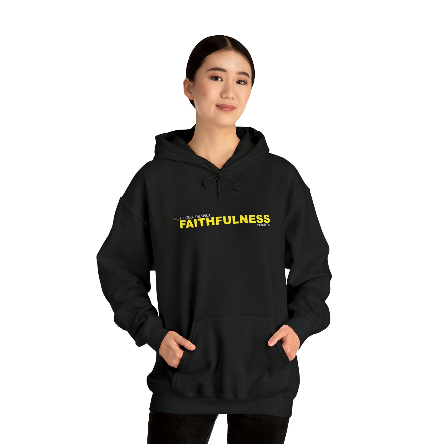 FAITHFULNESS Banana HOODIE Black