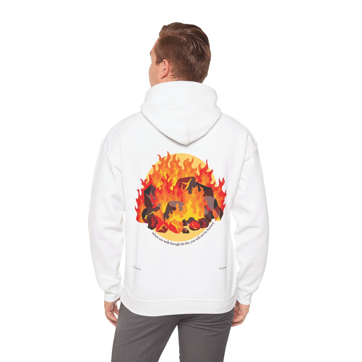 Fire ISAIAH 43:2 HOODIE Lights