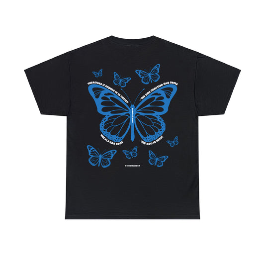 Butterfly 2 CORINTHIANS 5:17 TEE-shirt Darks