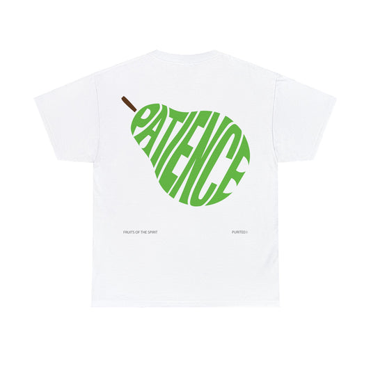 PATIENCE Pear TEE-shirt White