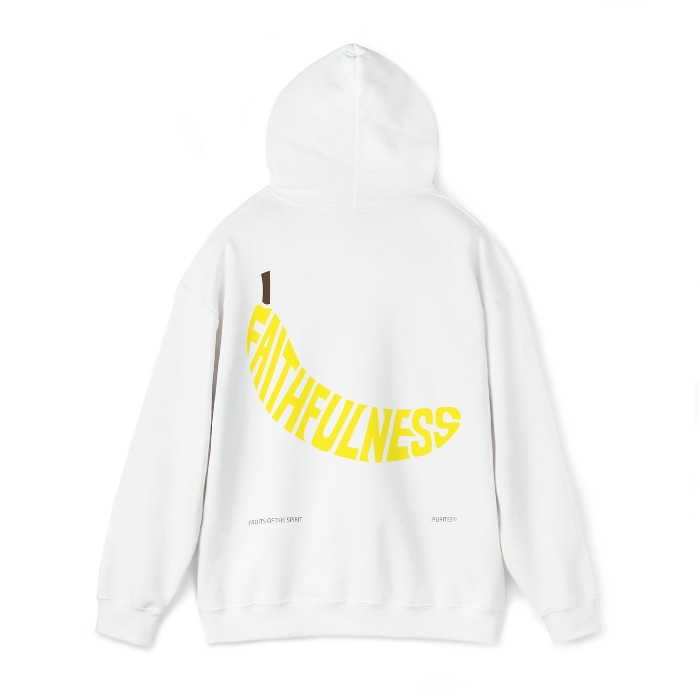 FAITHFULNESS Banana HOODIE White