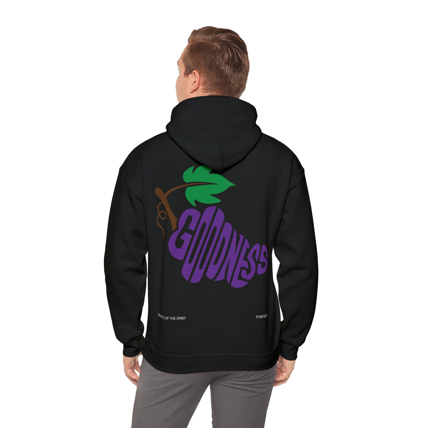 GOODNESS Grapes HOODIE Black