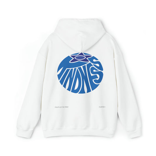 KINDNESS Blueberry HOODIE White