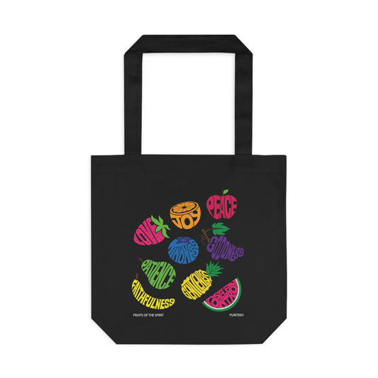 Fruits of The Spirit TOTE BAG Black