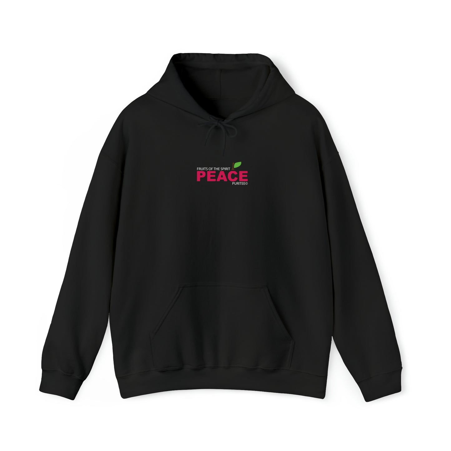 PEACE Apple HOODIE Black