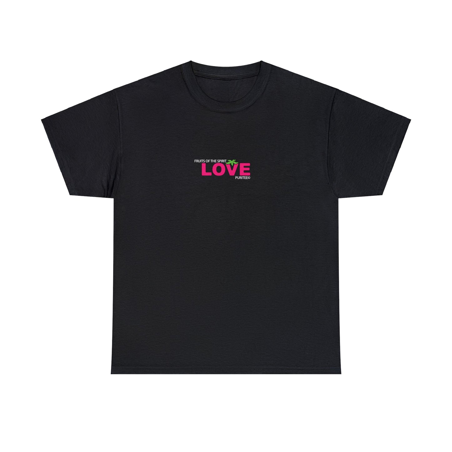 LOVE Strawberry TEE-shirt Black