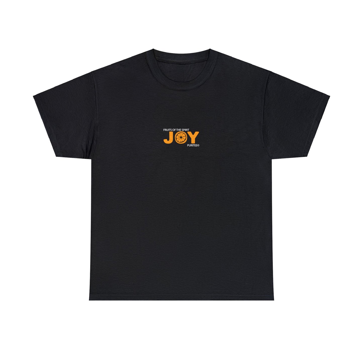 JOY Orange TEE-shirt Black