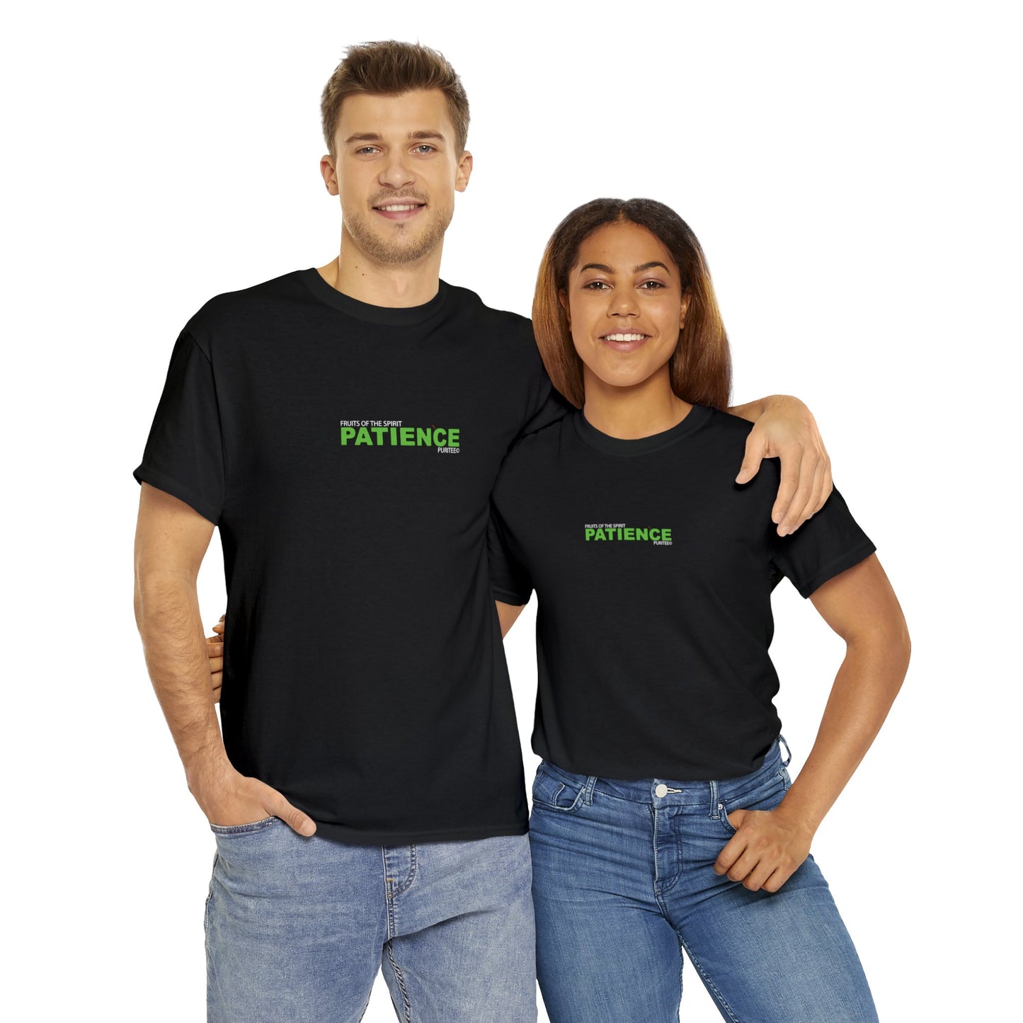 PATIENCE Pear TEE-shirt Black