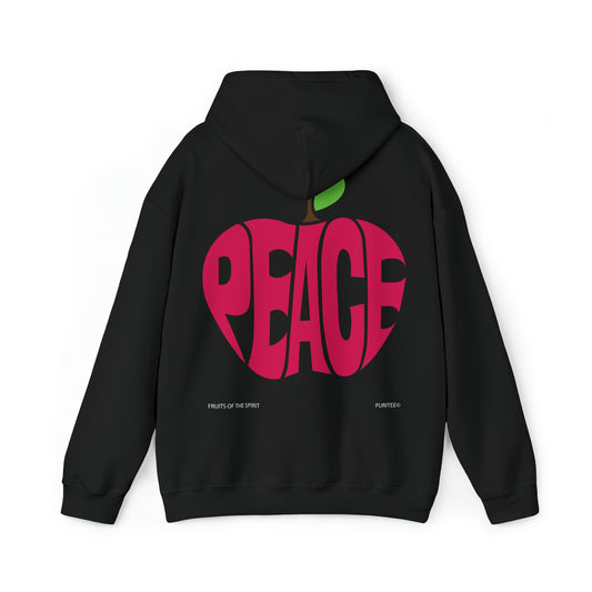 PEACE Apple HOODIE Black