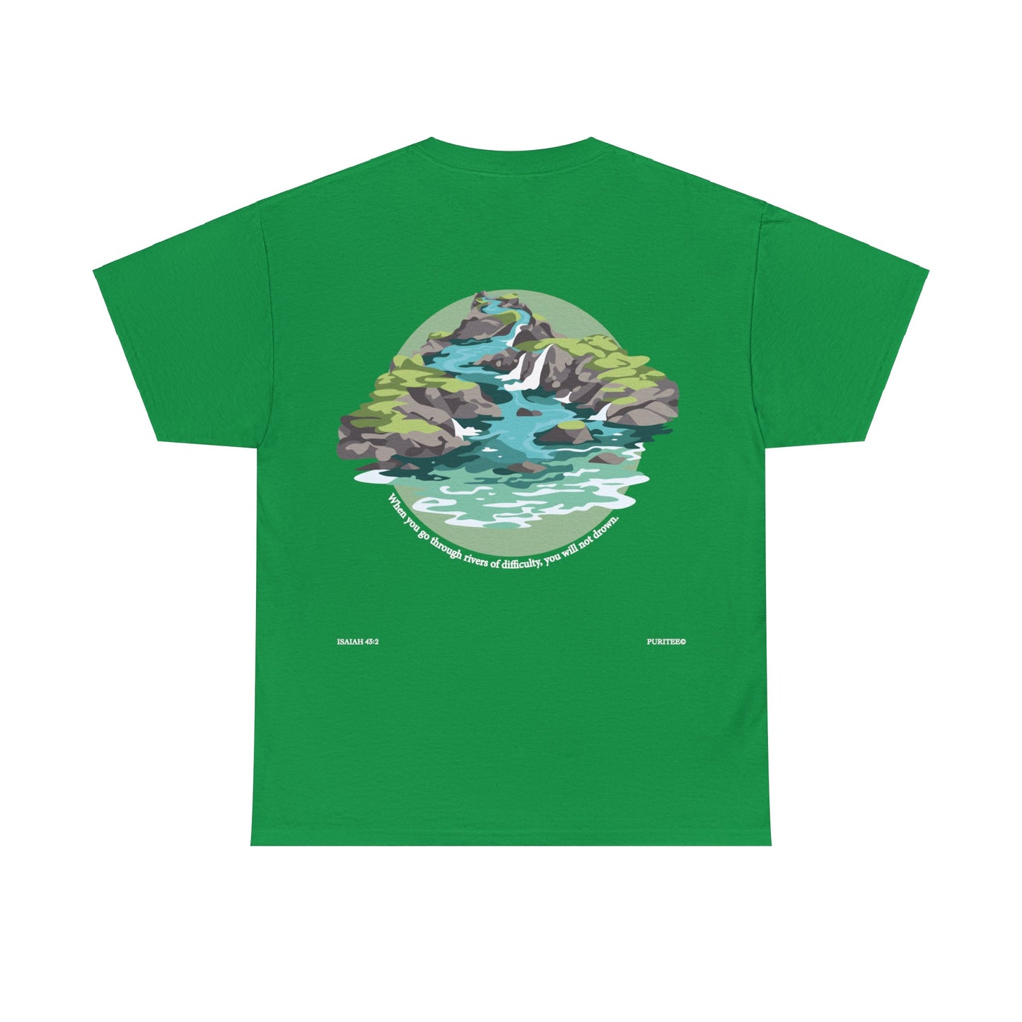 River ISAIAH 43:2 TEE-shirt Darks