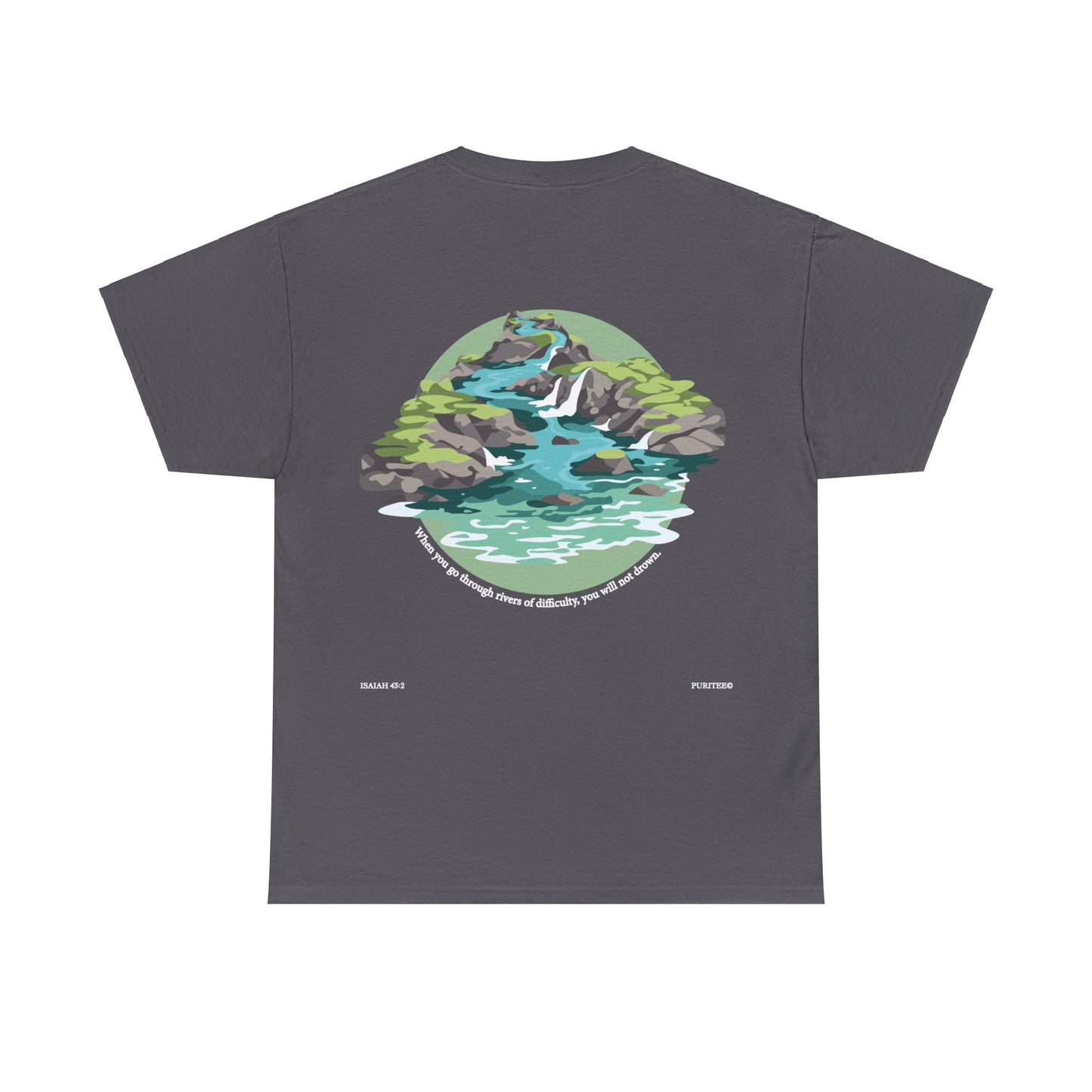 River ISAIAH 43:2 TEE-shirt Darks