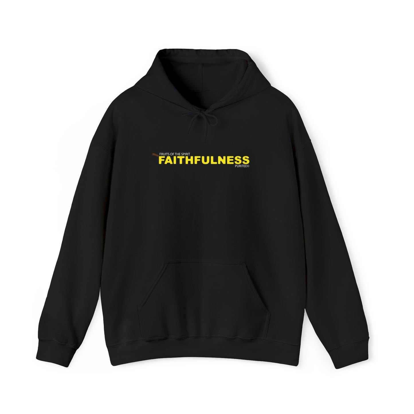 FAITHFULNESS Banana HOODIE Black