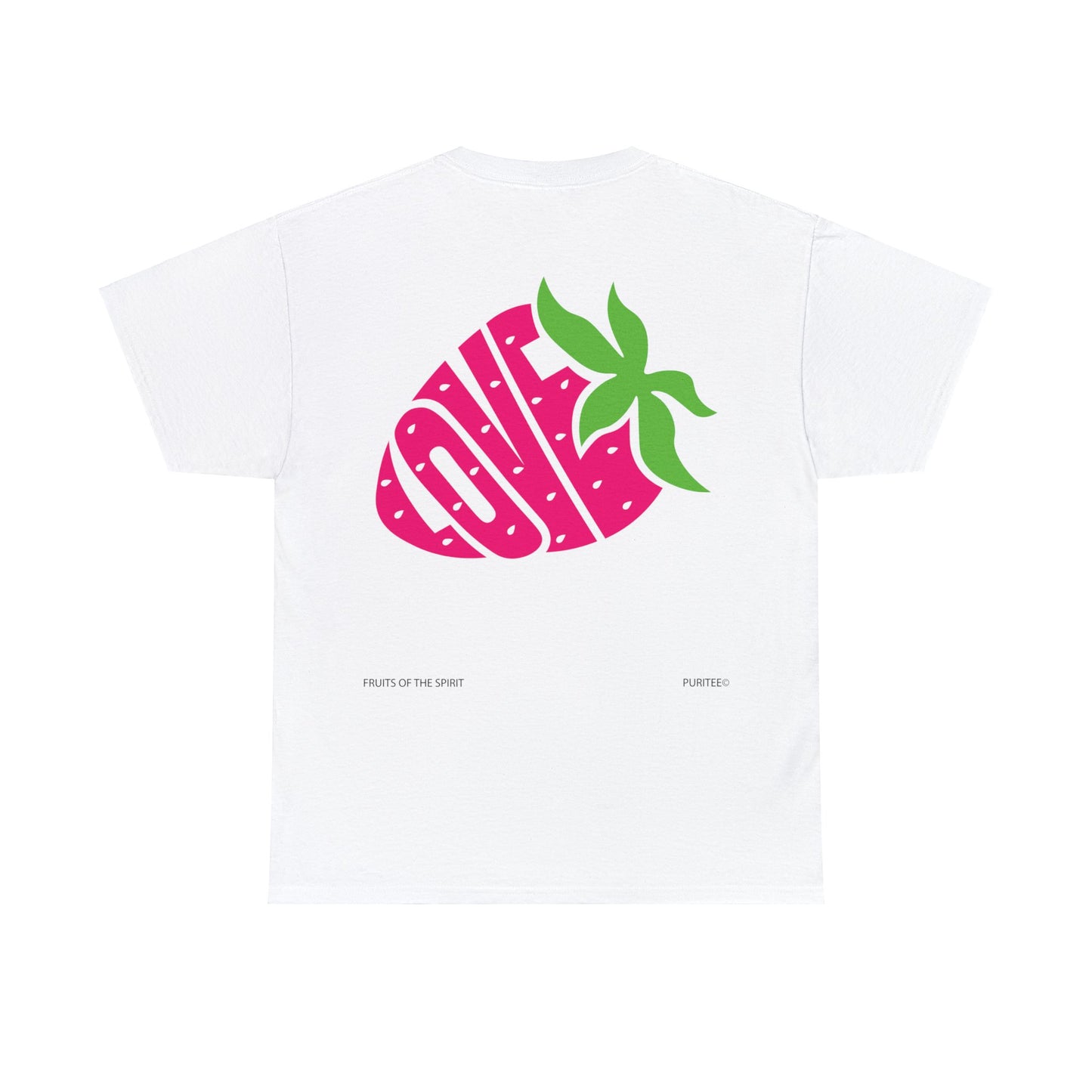 LOVE Strawberry TEE-shirt White