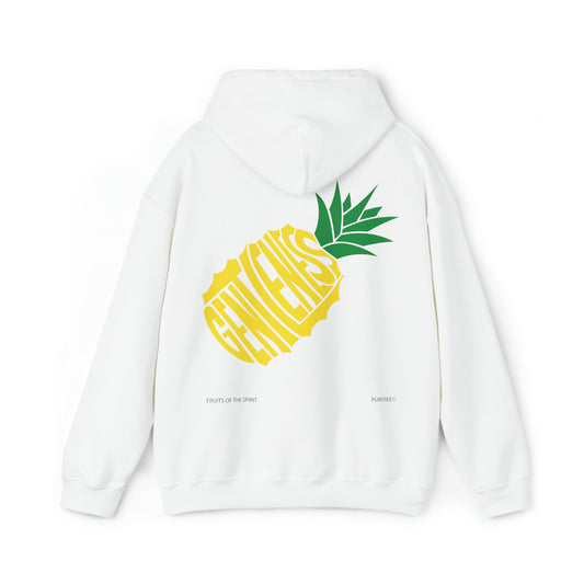 GENTLENESS Pineapple HOODIE White