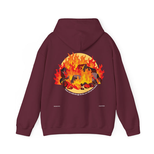 Fire ISAIAH 43:2 HOODIE Darks