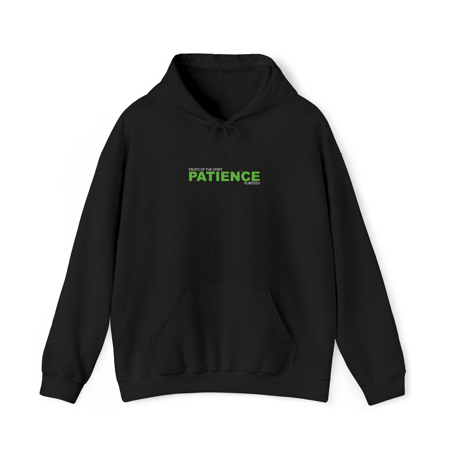 PATIENCE Pear HOODIE Black