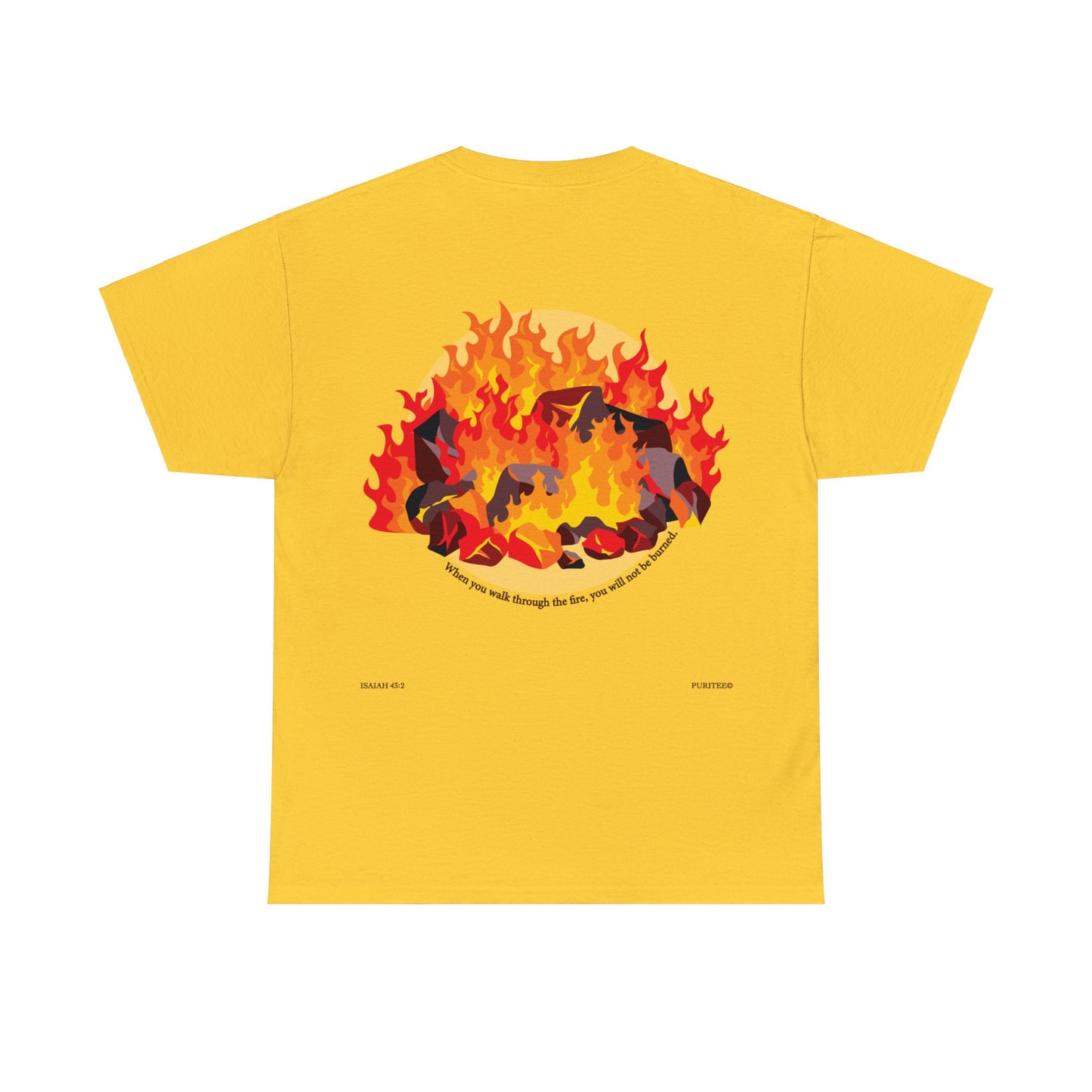 Fire ISAIAH 43:2 TEE-shirt Lights