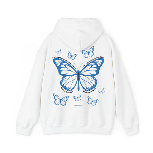 Butterfly 2 CORINTHIANS 5:17 HOODIE Lights