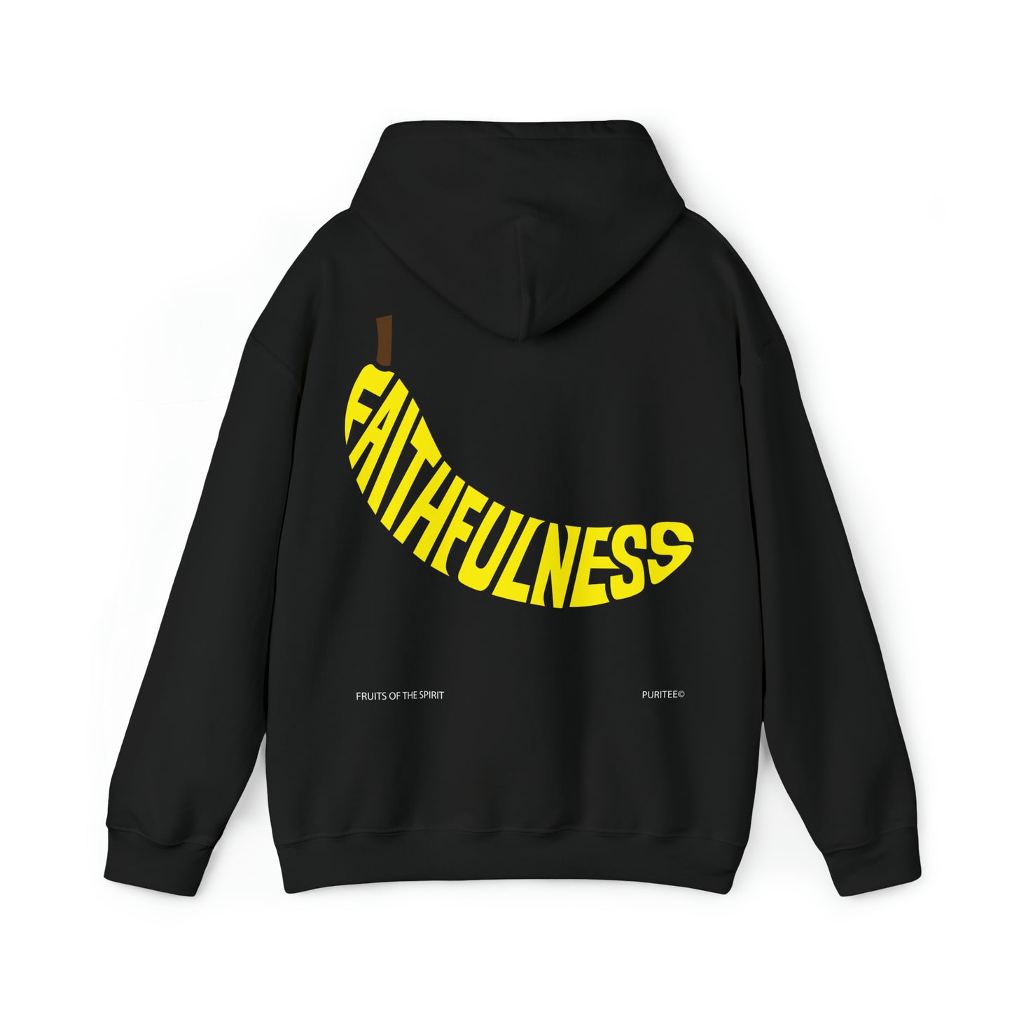 FAITHFULNESS Banana HOODIE Black