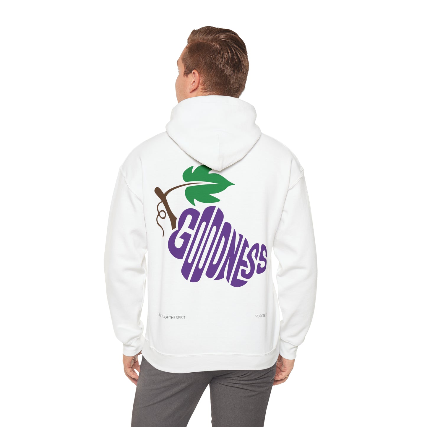 GOODNESS Grapes HOODIE White