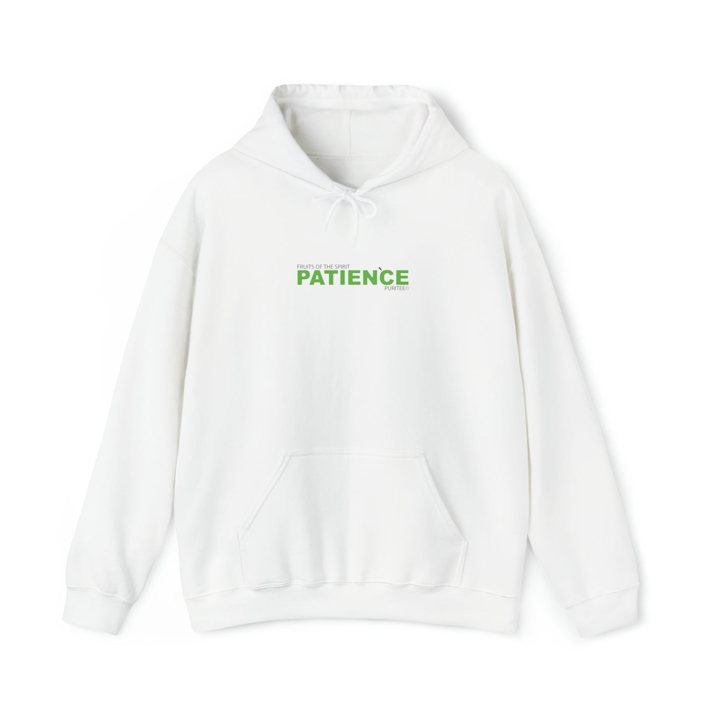 PATIENCE Pear HOODIE White