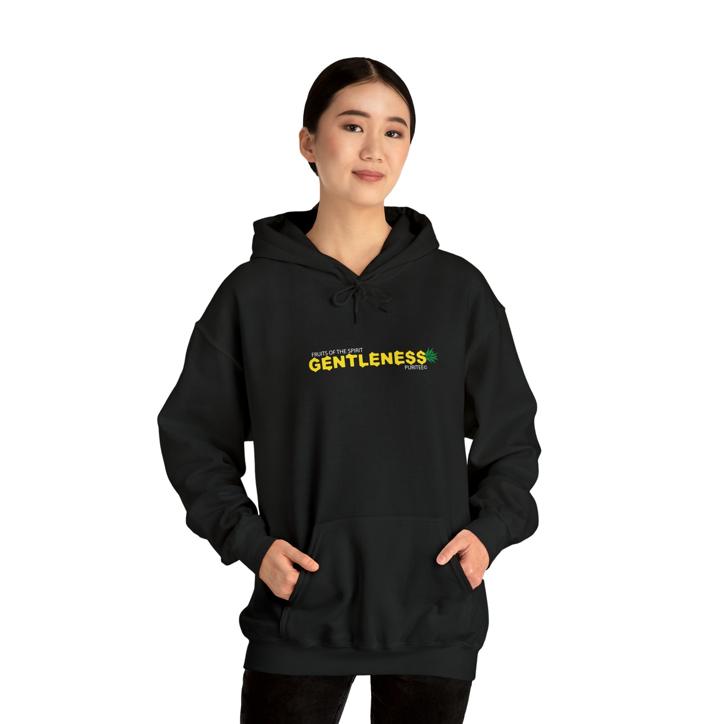 GENTLENESS Pineapple HOODIE Black
