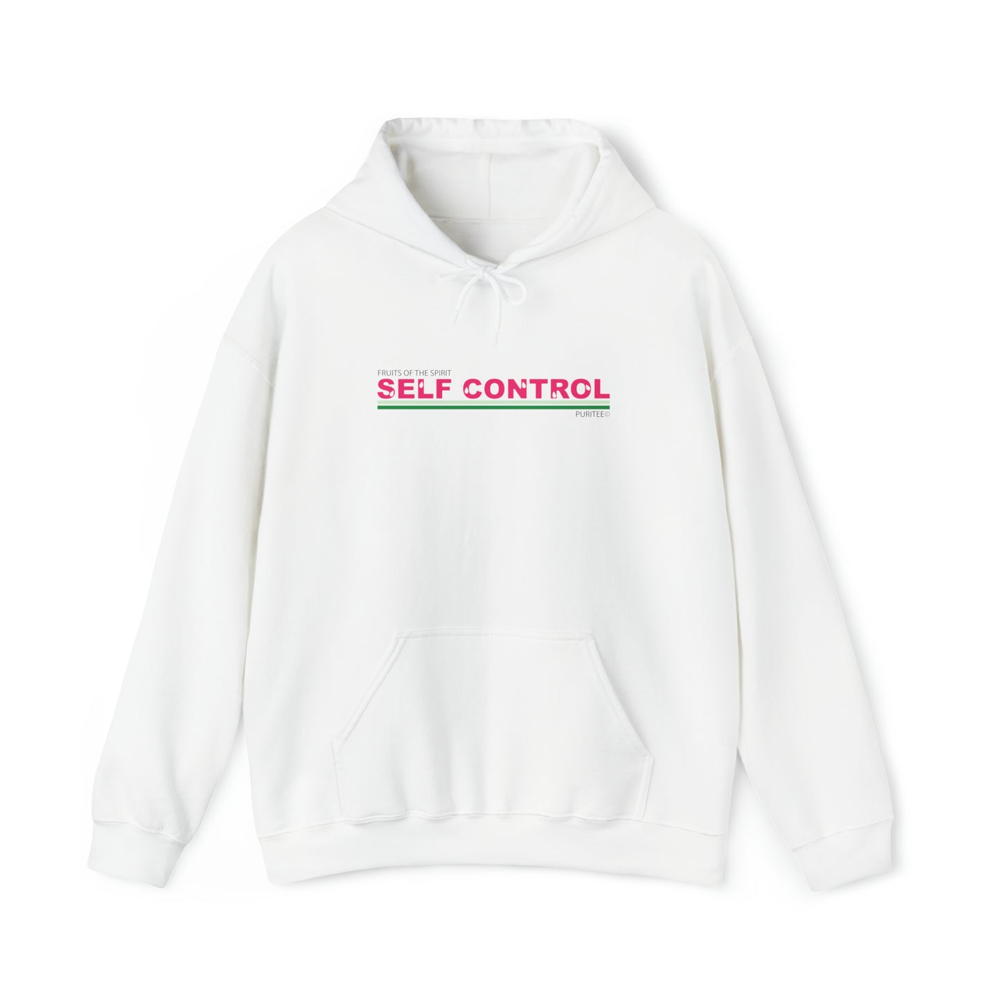 SELF CONTROL Watermelon HOODIE White