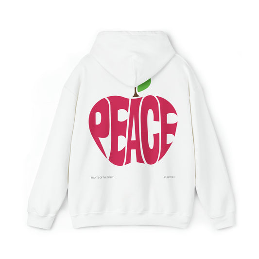 PEACE Apple HOODIE White