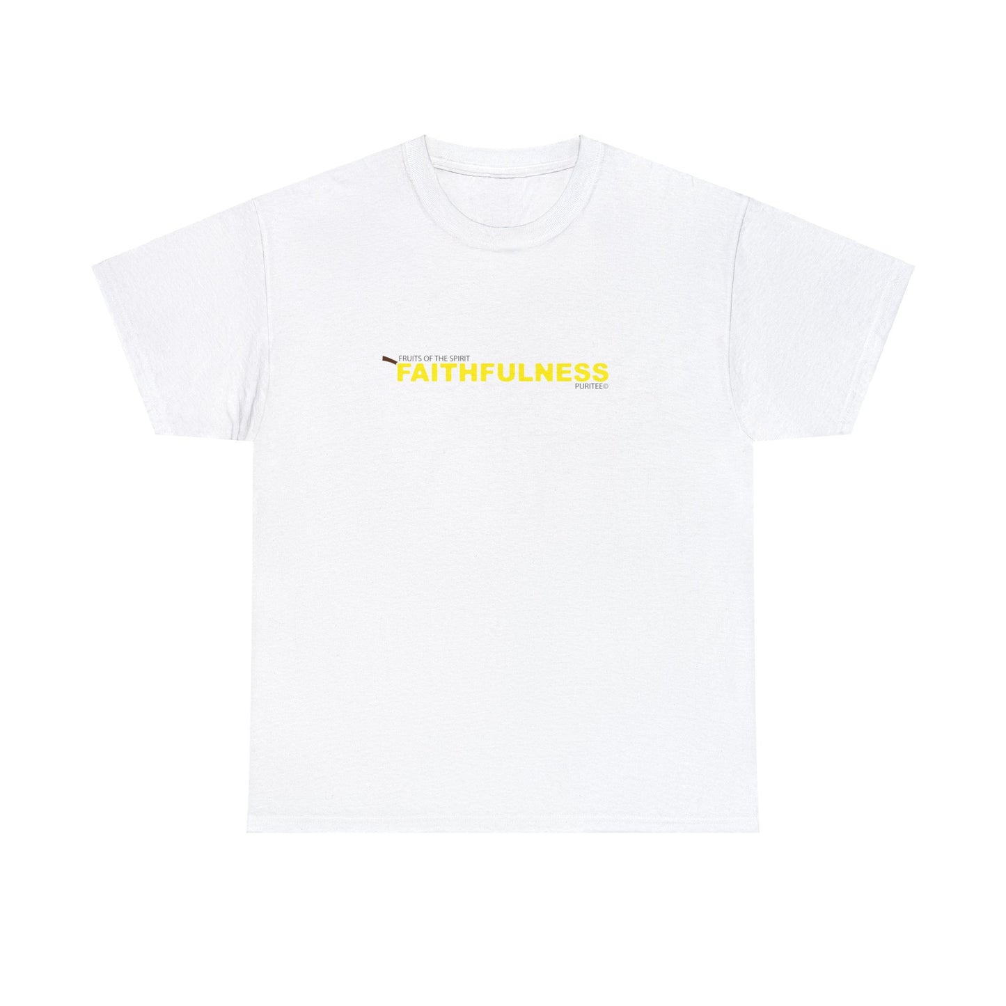 FAITHFULNESS Banana TEE-shirt White